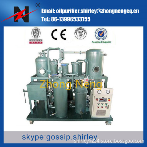 Vacuum Lubricating Oil Purifier Plant Oil Regeneration Machine TYC